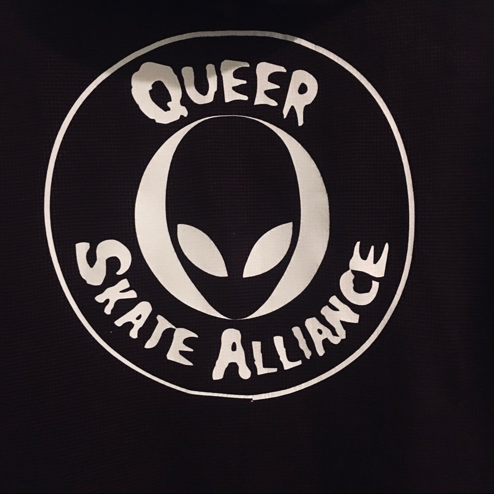Vans Skate Hoodie Unisex L ‘Queer Skate Alliance’
